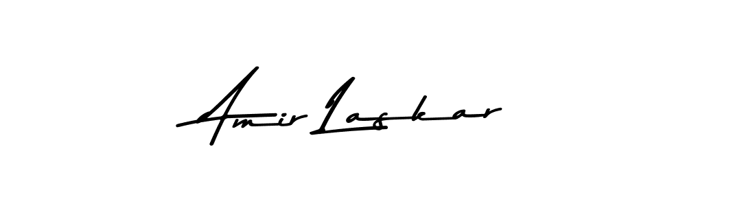 Use a signature maker to create a handwritten signature online. With this signature software, you can design (Asem Kandis PERSONAL USE) your own signature for name Amir Laskar. Amir Laskar signature style 9 images and pictures png