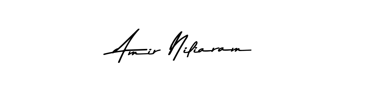 You can use this online signature creator to create a handwritten signature for the name Amir Niliaram. This is the best online autograph maker. Amir Niliaram signature style 9 images and pictures png