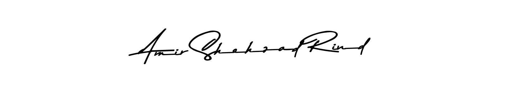 Make a beautiful signature design for name Amir Shehzad Rind. With this signature (Asem Kandis PERSONAL USE) style, you can create a handwritten signature for free. Amir Shehzad Rind signature style 9 images and pictures png