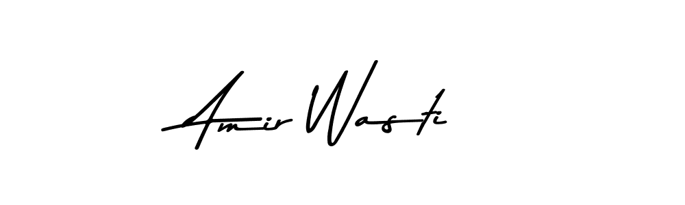 Here are the top 10 professional signature styles for the name Amir Wasti. These are the best autograph styles you can use for your name. Amir Wasti signature style 9 images and pictures png