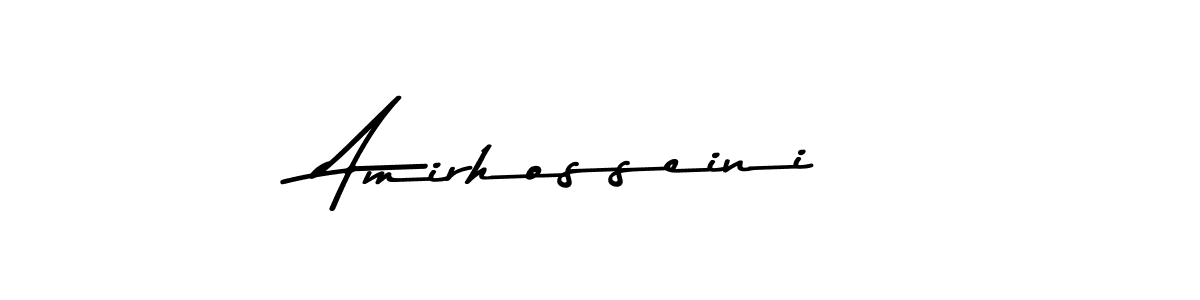 Create a beautiful signature design for name Amirhosseini. With this signature (Asem Kandis PERSONAL USE) fonts, you can make a handwritten signature for free. Amirhosseini signature style 9 images and pictures png