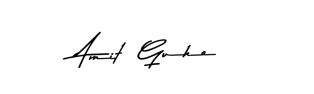 Use a signature maker to create a handwritten signature online. With this signature software, you can design (Asem Kandis PERSONAL USE) your own signature for name Amit  Guhe. Amit  Guhe signature style 9 images and pictures png