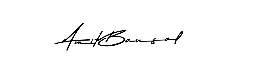 Amit Bansal stylish signature style. Best Handwritten Sign (Asem Kandis PERSONAL USE) for my name. Handwritten Signature Collection Ideas for my name Amit Bansal. Amit Bansal signature style 9 images and pictures png