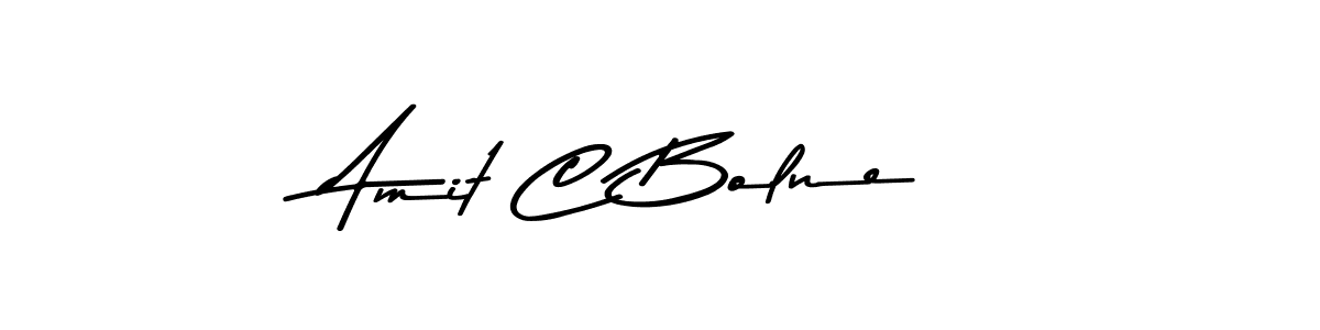 Make a beautiful signature design for name Amit C Bolne. With this signature (Asem Kandis PERSONAL USE) style, you can create a handwritten signature for free. Amit C Bolne signature style 9 images and pictures png