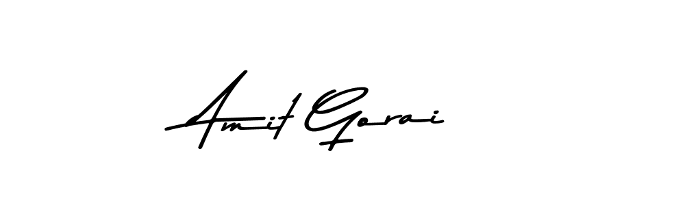 Amit Gorai stylish signature style. Best Handwritten Sign (Asem Kandis PERSONAL USE) for my name. Handwritten Signature Collection Ideas for my name Amit Gorai. Amit Gorai signature style 9 images and pictures png