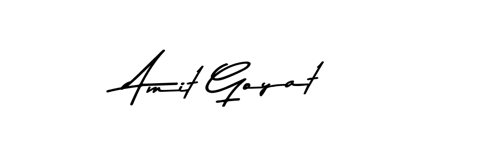 Make a beautiful signature design for name Amit Goyat. Use this online signature maker to create a handwritten signature for free. Amit Goyat signature style 9 images and pictures png