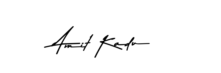 Amit Kadu stylish signature style. Best Handwritten Sign (Asem Kandis PERSONAL USE) for my name. Handwritten Signature Collection Ideas for my name Amit Kadu. Amit Kadu signature style 9 images and pictures png