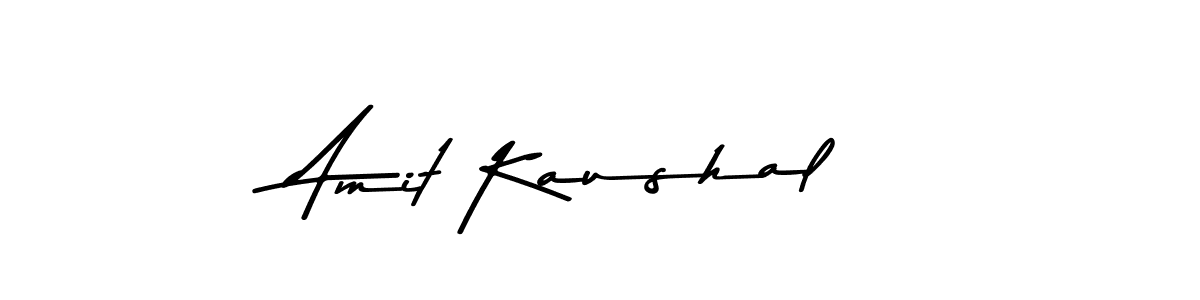 Use a signature maker to create a handwritten signature online. With this signature software, you can design (Asem Kandis PERSONAL USE) your own signature for name Amit Kaushal. Amit Kaushal signature style 9 images and pictures png