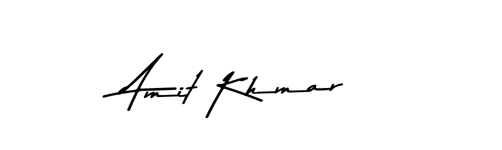 Make a beautiful signature design for name Amit Khmar. Use this online signature maker to create a handwritten signature for free. Amit Khmar signature style 9 images and pictures png