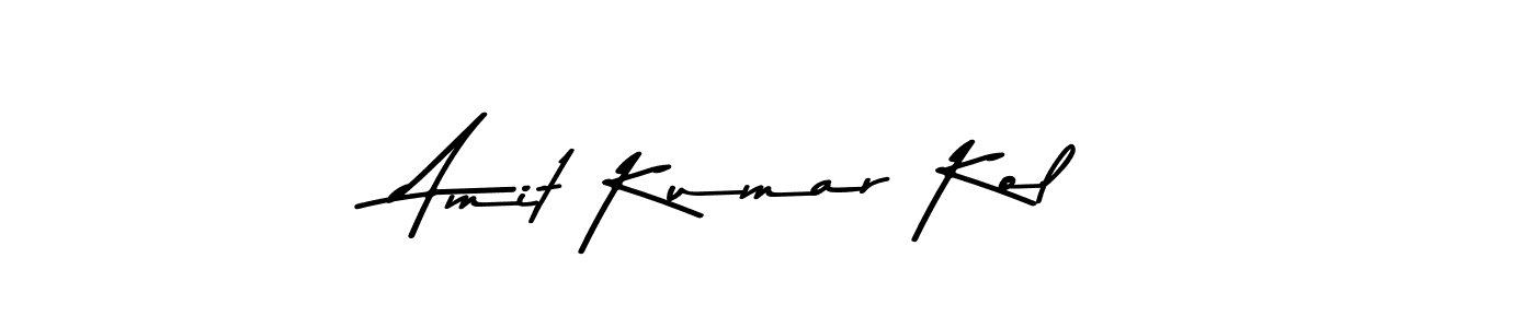 Amit Kumar Kol stylish signature style. Best Handwritten Sign (Asem Kandis PERSONAL USE) for my name. Handwritten Signature Collection Ideas for my name Amit Kumar Kol. Amit Kumar Kol signature style 9 images and pictures png
