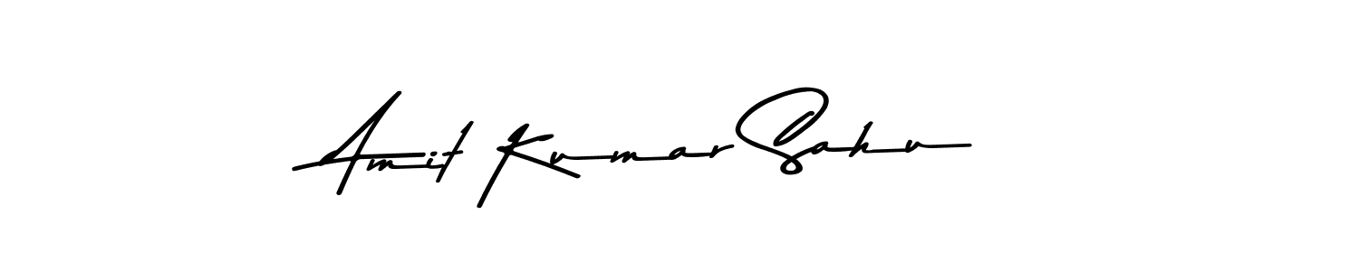 Use a signature maker to create a handwritten signature online. With this signature software, you can design (Asem Kandis PERSONAL USE) your own signature for name Amit Kumar Sahu. Amit Kumar Sahu signature style 9 images and pictures png