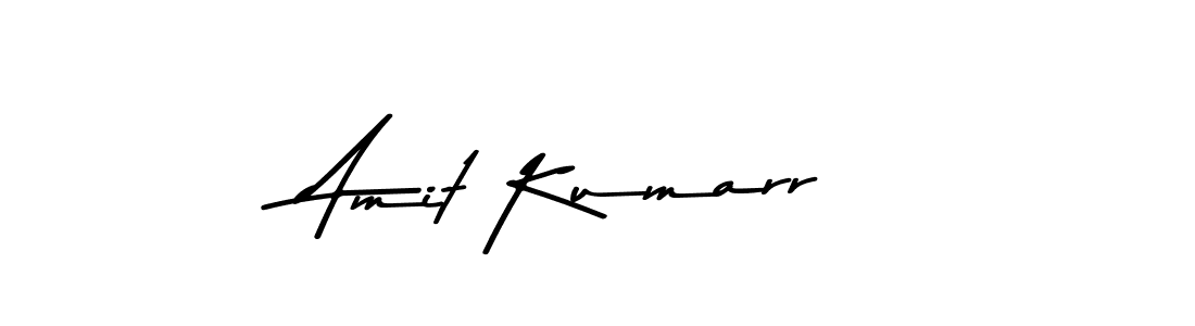 How to make Amit Kumarr name signature. Use Asem Kandis PERSONAL USE style for creating short signs online. This is the latest handwritten sign. Amit Kumarr signature style 9 images and pictures png