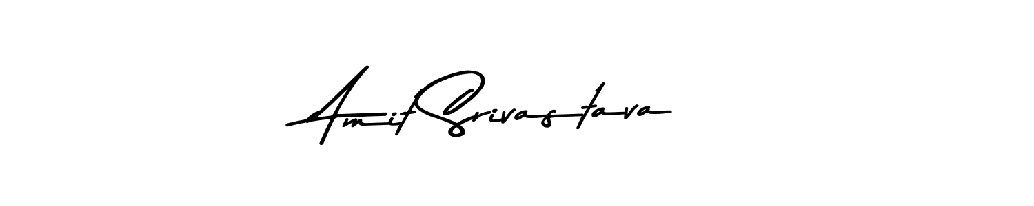 This is the best signature style for the Amit Srivastava name. Also you like these signature font (Asem Kandis PERSONAL USE). Mix name signature. Amit Srivastava signature style 9 images and pictures png