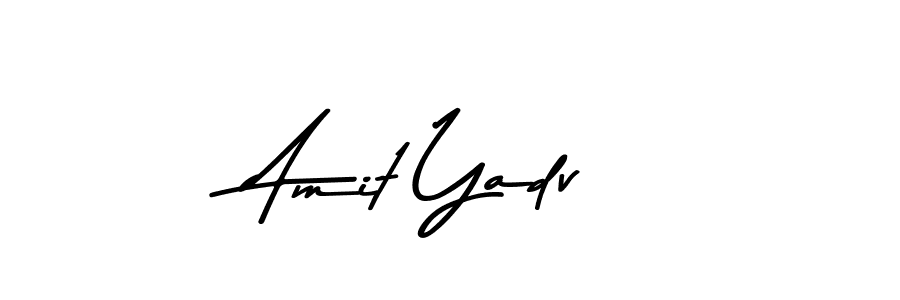 Create a beautiful signature design for name Amit Yadv. With this signature (Asem Kandis PERSONAL USE) fonts, you can make a handwritten signature for free. Amit Yadv signature style 9 images and pictures png