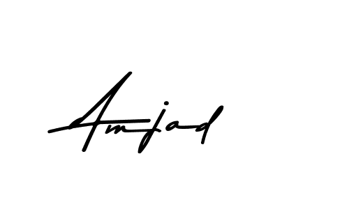 Design your own signature with our free online signature maker. With this signature software, you can create a handwritten (Asem Kandis PERSONAL USE) signature for name Amjad. Amjad signature style 9 images and pictures png