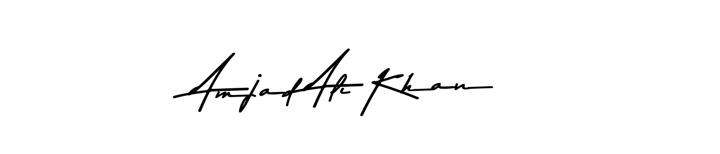 Make a beautiful signature design for name Amjad Ali Khan. Use this online signature maker to create a handwritten signature for free. Amjad Ali Khan signature style 9 images and pictures png