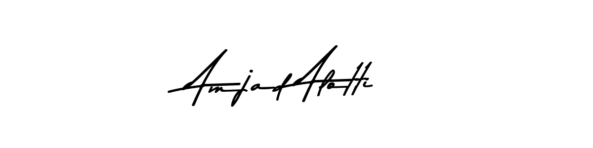 Similarly Asem Kandis PERSONAL USE is the best handwritten signature design. Signature creator online .You can use it as an online autograph creator for name Amjad Alotti. Amjad Alotti signature style 9 images and pictures png