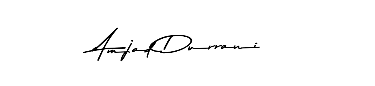 Also You can easily find your signature by using the search form. We will create Amjad Durrani name handwritten signature images for you free of cost using Asem Kandis PERSONAL USE sign style. Amjad Durrani signature style 9 images and pictures png