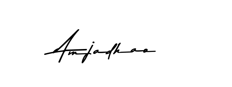 if you are searching for the best signature style for your name Amjadhao. so please give up your signature search. here we have designed multiple signature styles  using Asem Kandis PERSONAL USE. Amjadhao signature style 9 images and pictures png