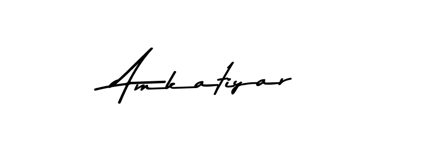 Similarly Asem Kandis PERSONAL USE is the best handwritten signature design. Signature creator online .You can use it as an online autograph creator for name Amkatiyar. Amkatiyar signature style 9 images and pictures png