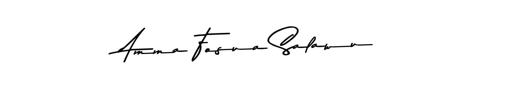 Make a beautiful signature design for name Amma Fosua Salawu. Use this online signature maker to create a handwritten signature for free. Amma Fosua Salawu signature style 9 images and pictures png