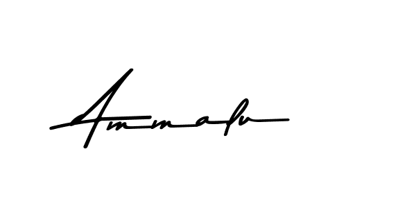 You should practise on your own different ways (Asem Kandis PERSONAL USE) to write your name (Ammalu) in signature. don't let someone else do it for you. Ammalu signature style 9 images and pictures png