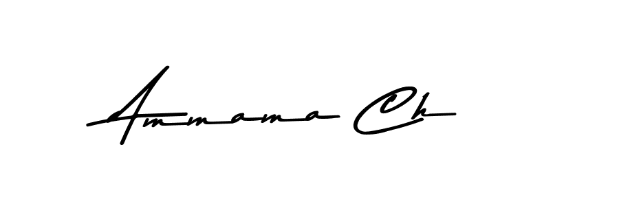 Ammama Ch stylish signature style. Best Handwritten Sign (Asem Kandis PERSONAL USE) for my name. Handwritten Signature Collection Ideas for my name Ammama Ch. Ammama Ch signature style 9 images and pictures png