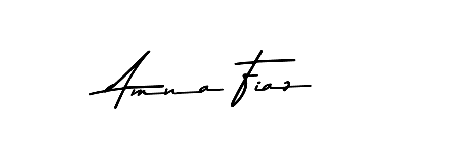 Use a signature maker to create a handwritten signature online. With this signature software, you can design (Asem Kandis PERSONAL USE) your own signature for name Amna Fiaz. Amna Fiaz signature style 9 images and pictures png