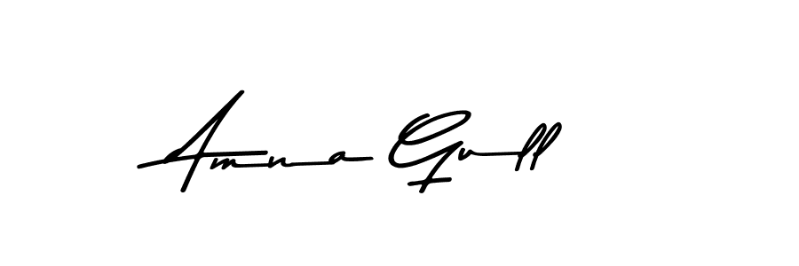 Make a beautiful signature design for name Amna Gull. Use this online signature maker to create a handwritten signature for free. Amna Gull signature style 9 images and pictures png