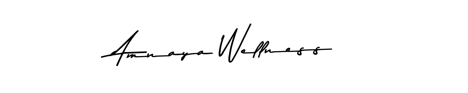 How to make Amnaya Wellness signature? Asem Kandis PERSONAL USE is a professional autograph style. Create handwritten signature for Amnaya Wellness name. Amnaya Wellness signature style 9 images and pictures png