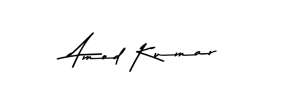 Design your own signature with our free online signature maker. With this signature software, you can create a handwritten (Asem Kandis PERSONAL USE) signature for name Amod Kumar. Amod Kumar signature style 9 images and pictures png