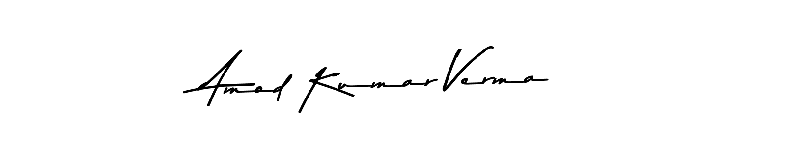 How to make Amod Kumar Verma signature? Asem Kandis PERSONAL USE is a professional autograph style. Create handwritten signature for Amod Kumar Verma name. Amod Kumar Verma signature style 9 images and pictures png