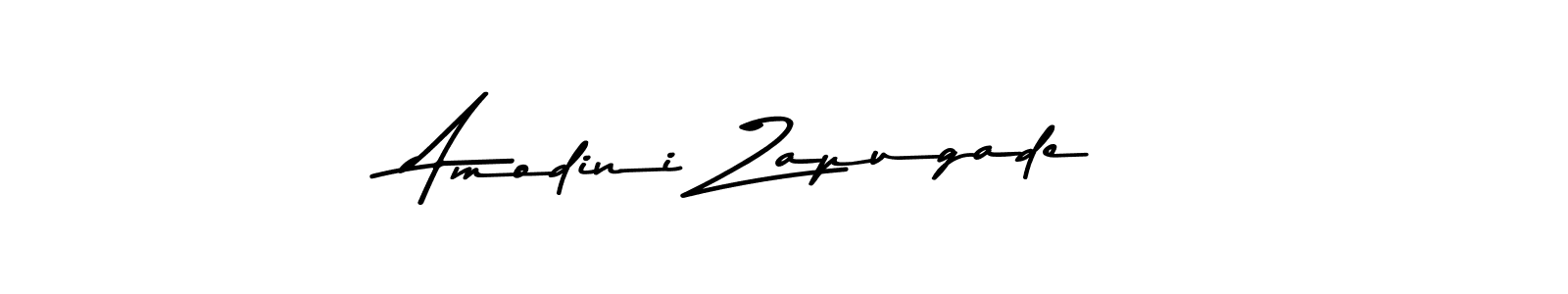 Also You can easily find your signature by using the search form. We will create Amodini Zapugade name handwritten signature images for you free of cost using Asem Kandis PERSONAL USE sign style. Amodini Zapugade signature style 9 images and pictures png