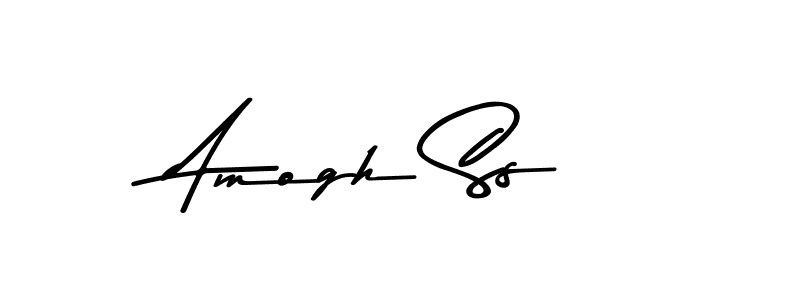 Also You can easily find your signature by using the search form. We will create Amogh Ss name handwritten signature images for you free of cost using Asem Kandis PERSONAL USE sign style. Amogh Ss signature style 9 images and pictures png