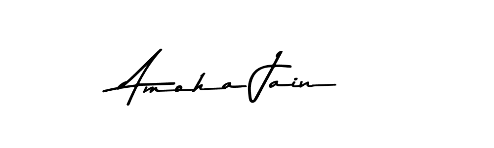 Here are the top 10 professional signature styles for the name Amoha Jain. These are the best autograph styles you can use for your name. Amoha Jain signature style 9 images and pictures png