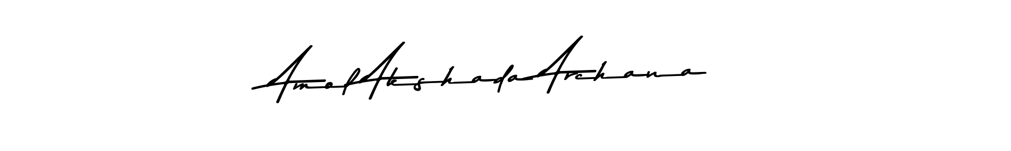 Make a short Amol Akshada Archana signature style. Manage your documents anywhere anytime using Asem Kandis PERSONAL USE. Create and add eSignatures, submit forms, share and send files easily. Amol Akshada Archana signature style 9 images and pictures png
