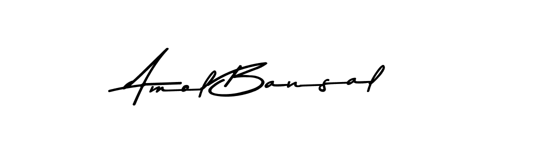 You should practise on your own different ways (Asem Kandis PERSONAL USE) to write your name (Amol Bansal) in signature. don't let someone else do it for you. Amol Bansal signature style 9 images and pictures png