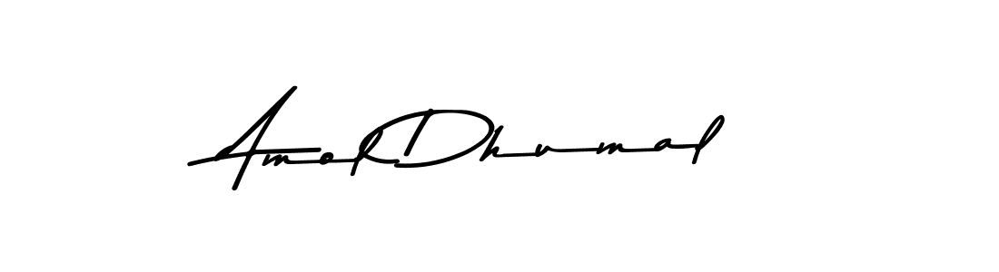This is the best signature style for the Amol Dhumal name. Also you like these signature font (Asem Kandis PERSONAL USE). Mix name signature. Amol Dhumal signature style 9 images and pictures png