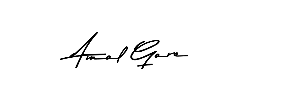 How to make Amol Gore signature? Asem Kandis PERSONAL USE is a professional autograph style. Create handwritten signature for Amol Gore name. Amol Gore signature style 9 images and pictures png