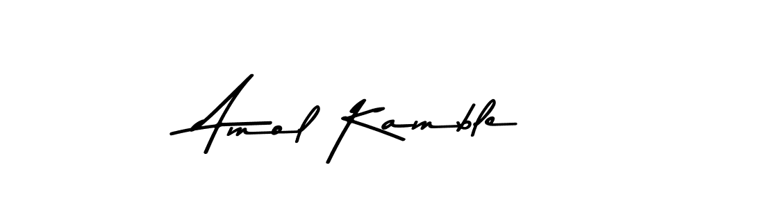 Also we have Amol Kamble name is the best signature style. Create professional handwritten signature collection using Asem Kandis PERSONAL USE autograph style. Amol Kamble signature style 9 images and pictures png