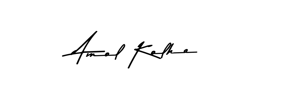 The best way (Asem Kandis PERSONAL USE) to make a short signature is to pick only two or three words in your name. The name Amol Kolhe include a total of six letters. For converting this name. Amol Kolhe signature style 9 images and pictures png