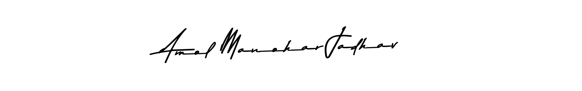 You should practise on your own different ways (Asem Kandis PERSONAL USE) to write your name (Amol Manohar Jadhav) in signature. don't let someone else do it for you. Amol Manohar Jadhav signature style 9 images and pictures png