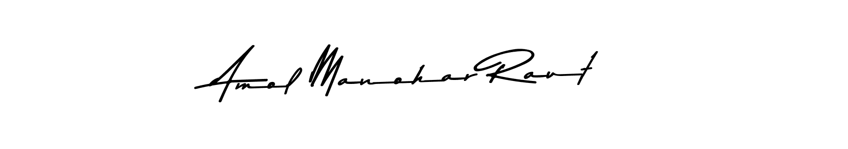 Use a signature maker to create a handwritten signature online. With this signature software, you can design (Asem Kandis PERSONAL USE) your own signature for name Amol Manohar Raut. Amol Manohar Raut signature style 9 images and pictures png