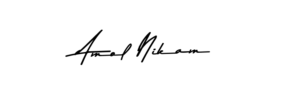Also You can easily find your signature by using the search form. We will create Amol Nikam name handwritten signature images for you free of cost using Asem Kandis PERSONAL USE sign style. Amol Nikam signature style 9 images and pictures png