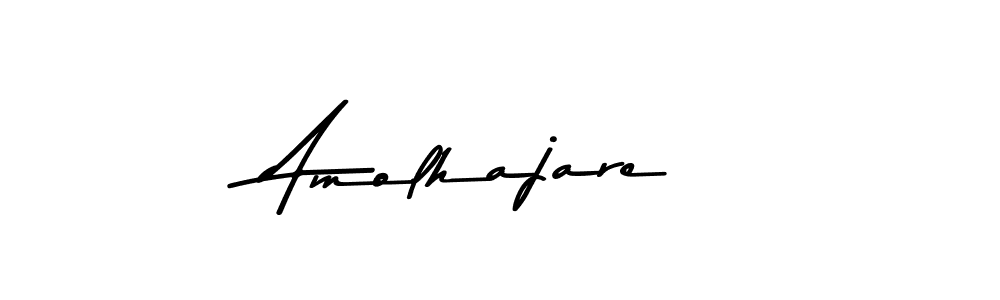 Amolhajare stylish signature style. Best Handwritten Sign (Asem Kandis PERSONAL USE) for my name. Handwritten Signature Collection Ideas for my name Amolhajare. Amolhajare signature style 9 images and pictures png