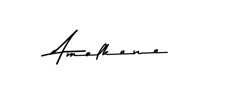 Make a beautiful signature design for name Amolkene. With this signature (Asem Kandis PERSONAL USE) style, you can create a handwritten signature for free. Amolkene signature style 9 images and pictures png