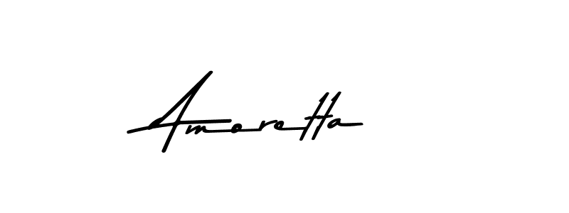 Design your own signature with our free online signature maker. With this signature software, you can create a handwritten (Asem Kandis PERSONAL USE) signature for name Amoretta. Amoretta signature style 9 images and pictures png