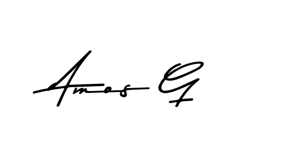 Also we have Amos G name is the best signature style. Create professional handwritten signature collection using Asem Kandis PERSONAL USE autograph style. Amos G signature style 9 images and pictures png