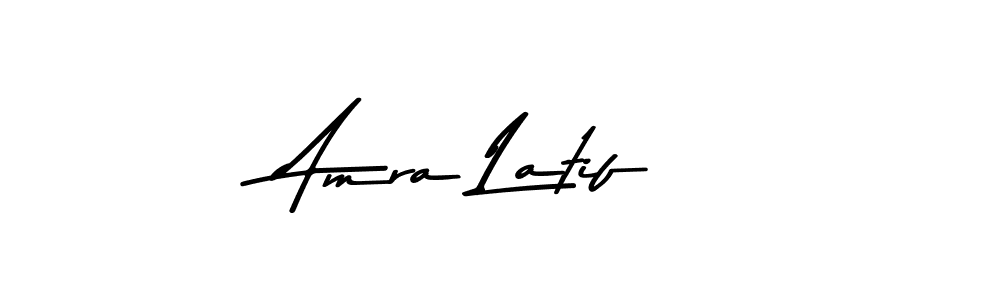 Amra Latif stylish signature style. Best Handwritten Sign (Asem Kandis PERSONAL USE) for my name. Handwritten Signature Collection Ideas for my name Amra Latif. Amra Latif signature style 9 images and pictures png