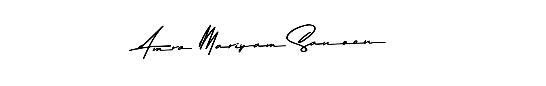 It looks lik you need a new signature style for name Amra Mariyam Sanoon. Design unique handwritten (Asem Kandis PERSONAL USE) signature with our free signature maker in just a few clicks. Amra Mariyam Sanoon signature style 9 images and pictures png